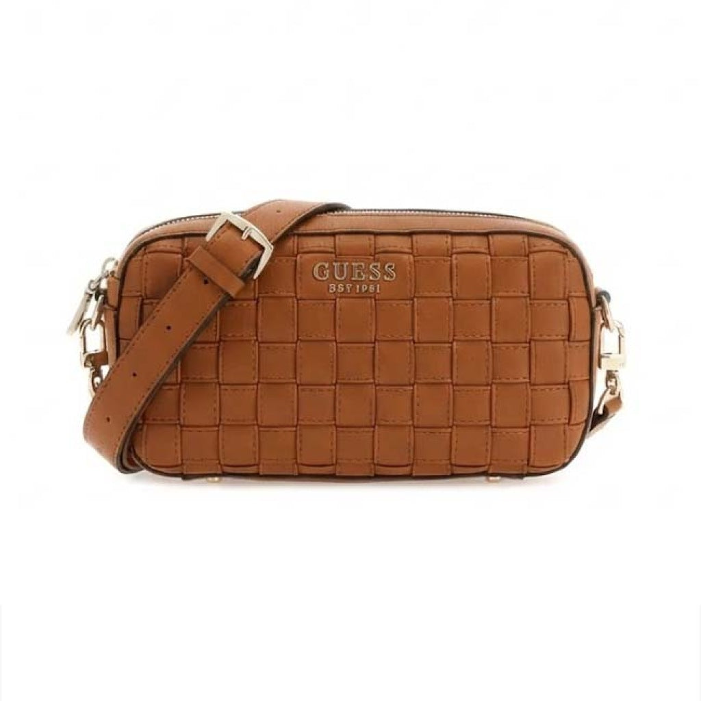 GUESS SANDY CAMERA CROSSBODY en color MARRON  (4)