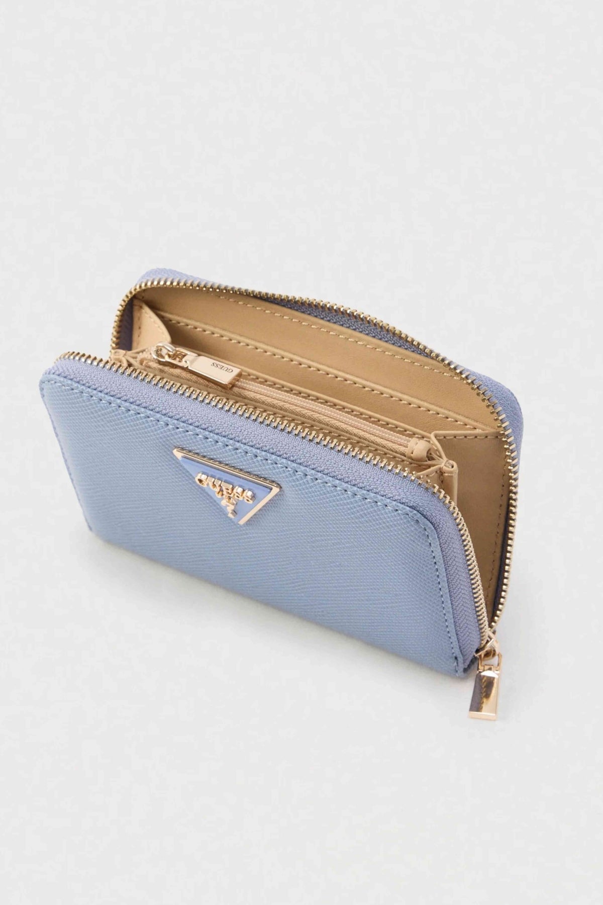 GUESS LAUREL II SLG MED ZIP en color AZUL  (3)