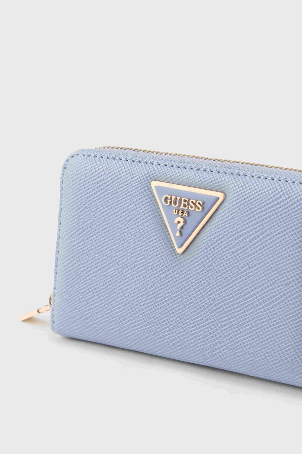 GUESS LAUREL II SLG MED ZIP en color AZUL  (4)