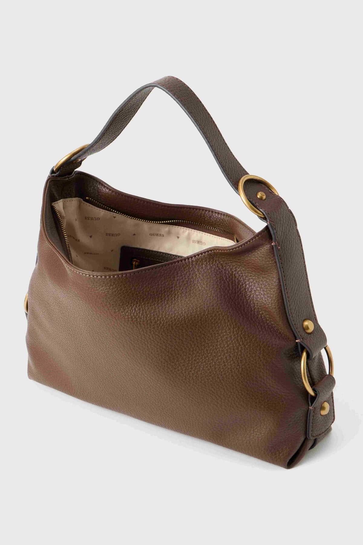 GUESS CAMDEN SHOULDER BAG en color MARRON  (3)