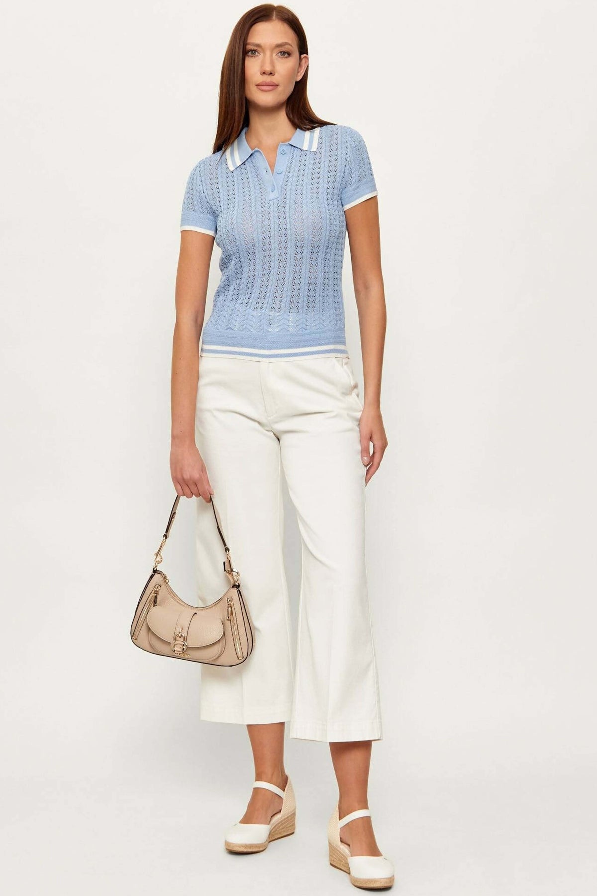 GUESS JESSA SHOULDER BAG en color ROSA  (1)