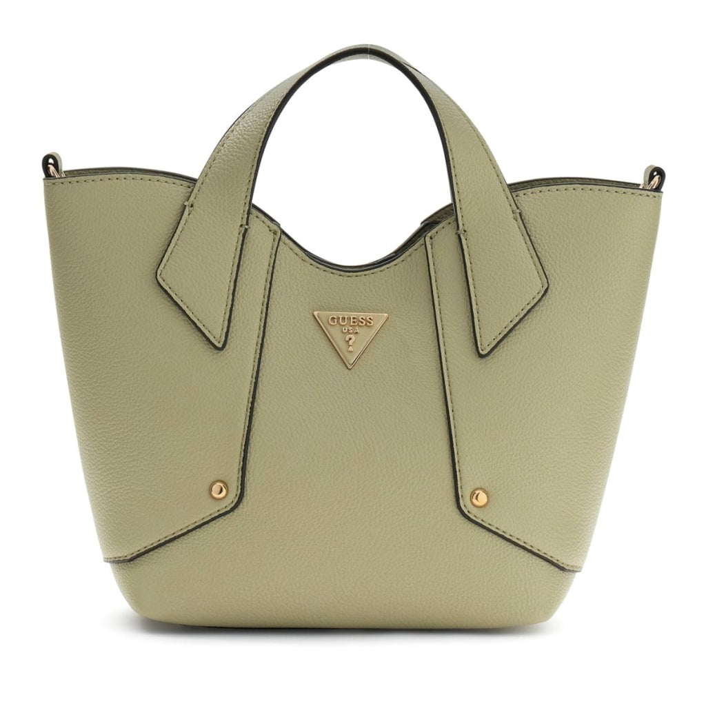 GUESS  DARCY MINI TOTE  en color VERDE  (3)