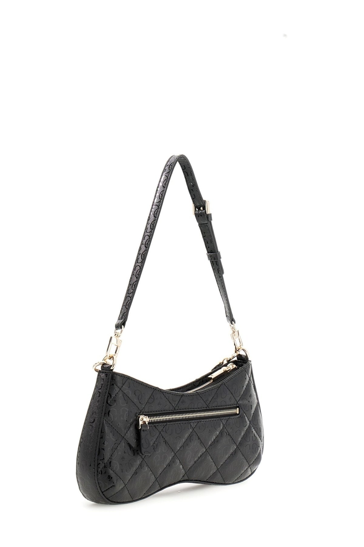 GUESS  LIBBY SHOULDER BAG  en color NEGRO  (2)