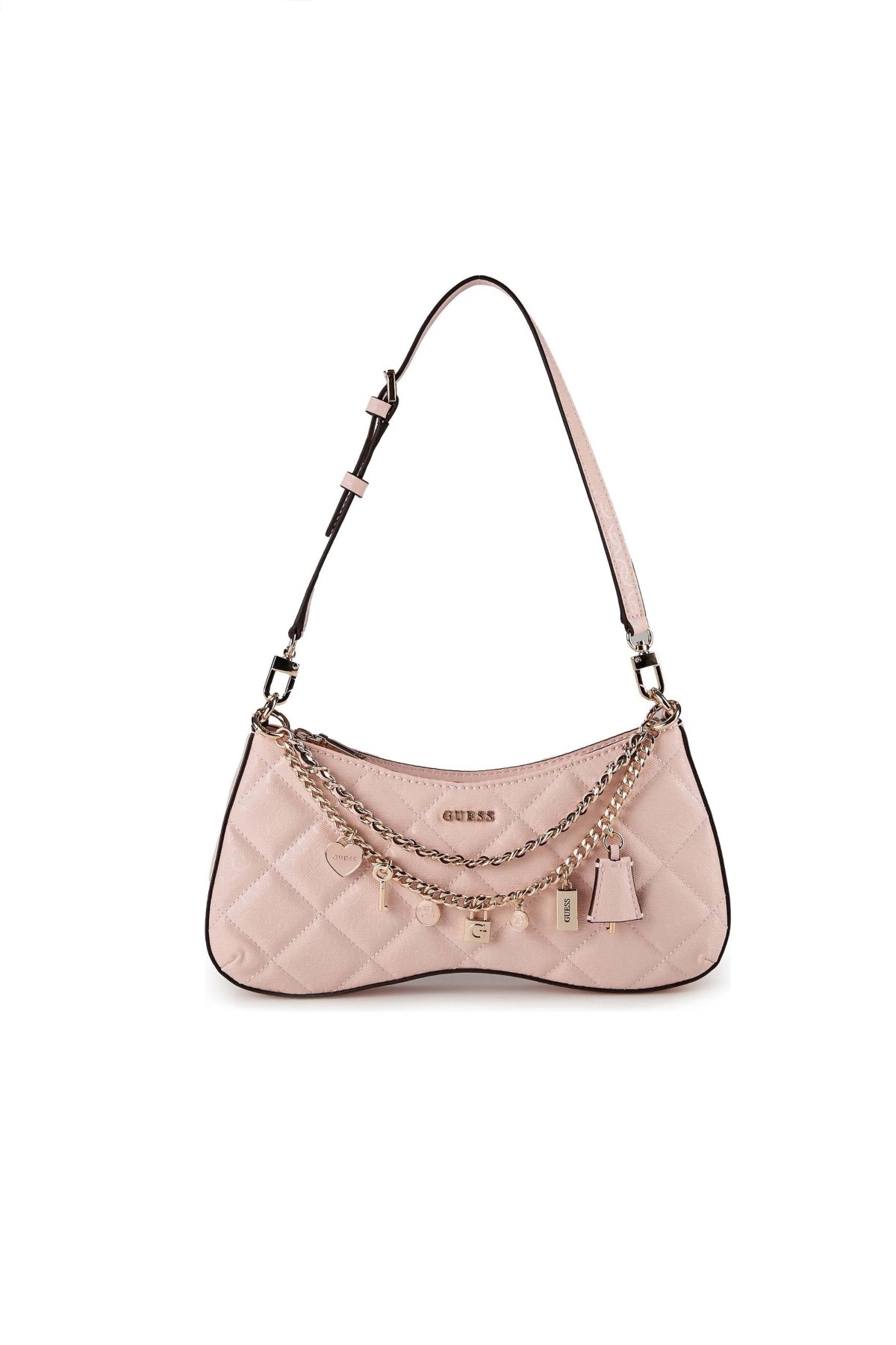 GUESS  LIBBY SHOULDER BAG  en color NUDE  (3)