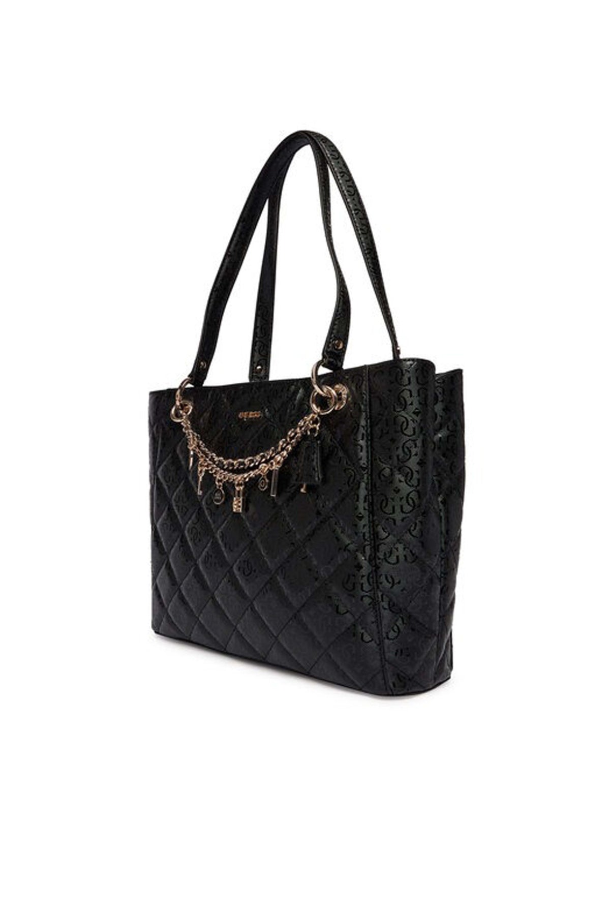 GUESS  LIBBY NOEL TOTE  en color NEGRO  (4)
