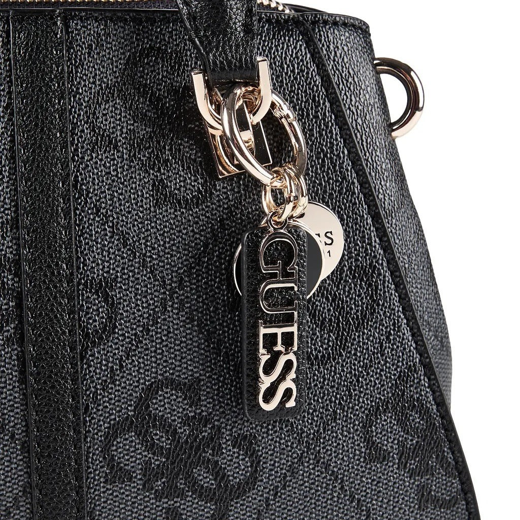 GUESS HWSS  NOELLE II LUXURY SATCH en color NEGRO  (6)