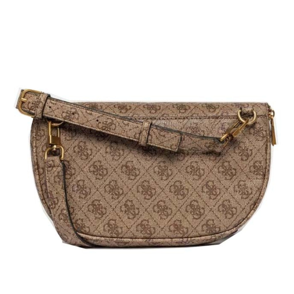 GUESS LATONA BELT BAG  en color MARRON  (5)