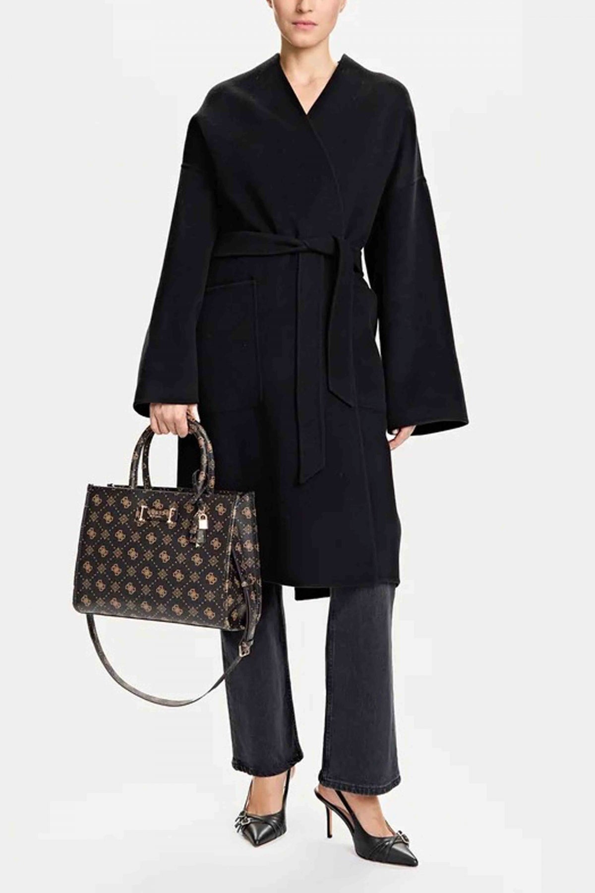 GUESS SILIA  COMP TOTE en color NEGRO  (4)