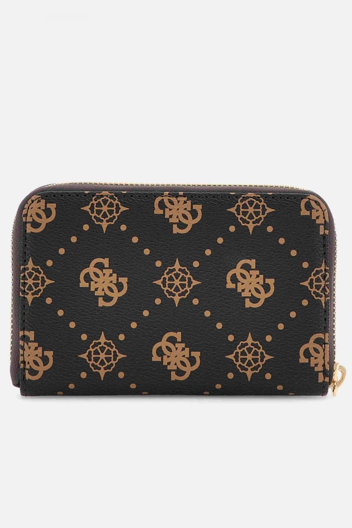 GUESS SILIA SLG MEDIUM ZIP A en color MARRON  (2)