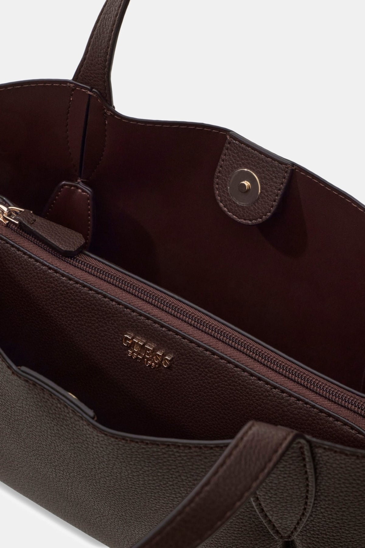 GUESS HWBG  MELODY  IN  SATCHEL en color MARRON  (4)