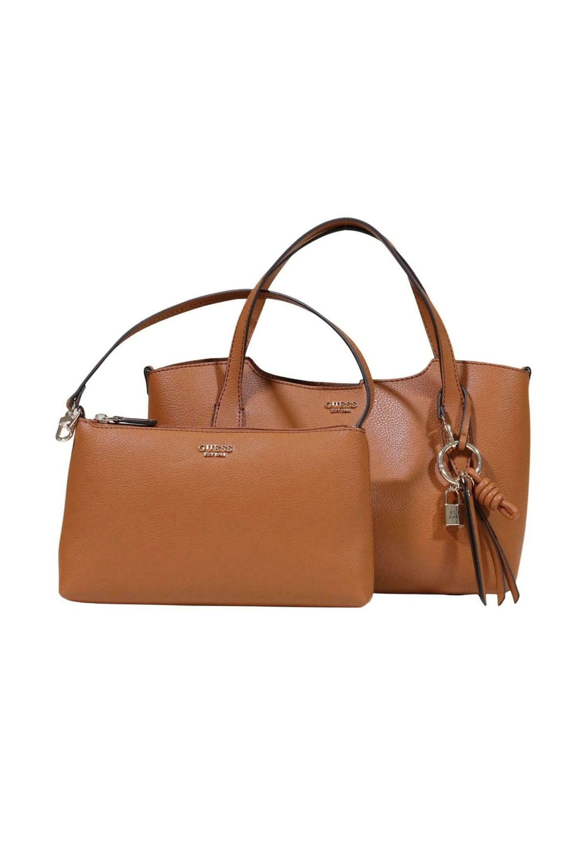 GUESS HWBG  MELODY  IN  SATCHEL en color MARRON CLARO  (1)