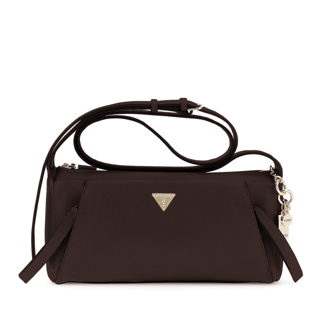 GUESS HWBG  DEVON MINI CROSSBODY en color MARRON  (3)
