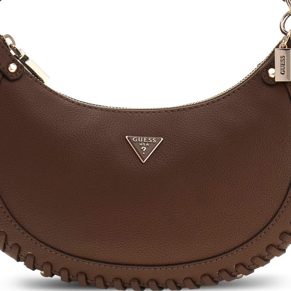 GUESS HWBG  PETRA HOBO SHOULDER BA en color MARRON  (6)