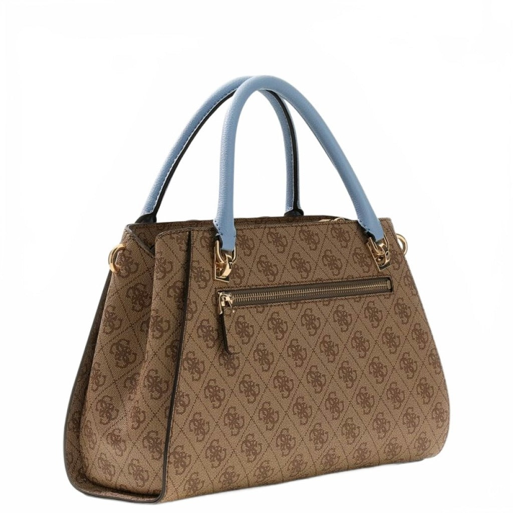 GUESS HWBS  NOELLE II LUXURY SATCH en color MARRON CLARO  (5)