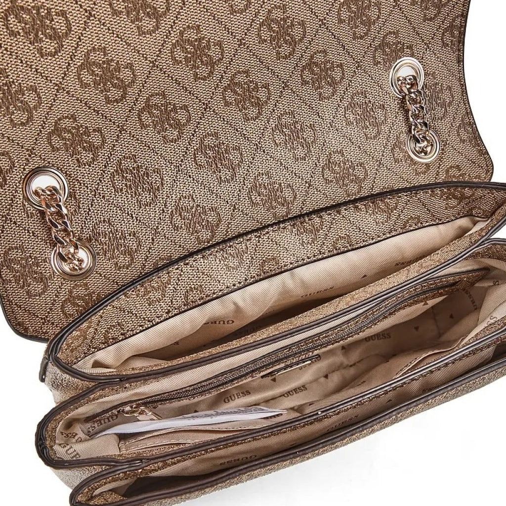 GUESS HWBS  NOELLE II CNVRTBLE XBO en color MARRON CLARO  (4)