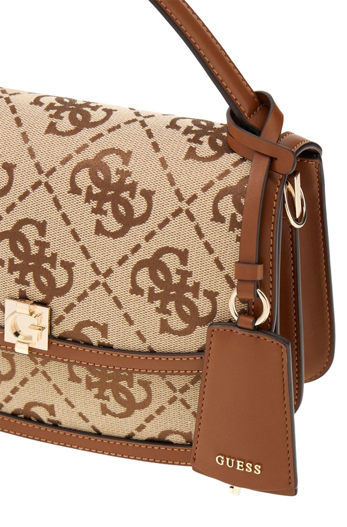GUESS HWJG  AUDREY LOGO CNVRTBL XB en color MARRON  (3)