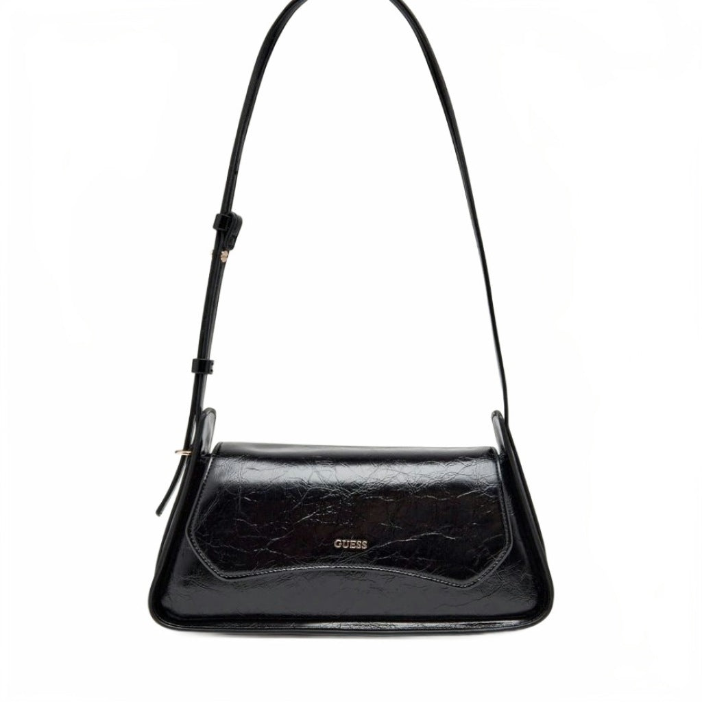 GUESS HWTC  XENA FLAP SHOULDER BAG en color NEGRO  (4)