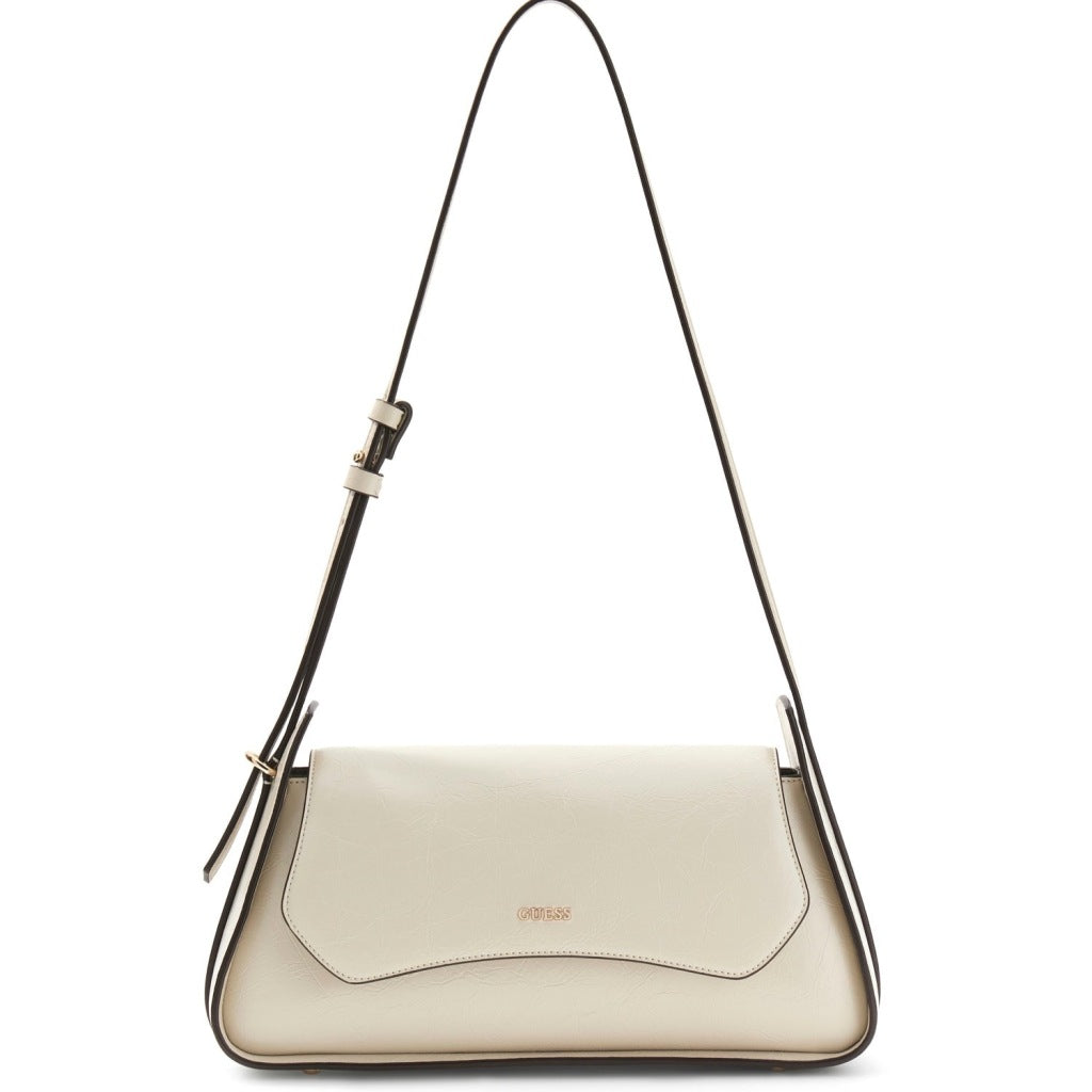 GUESS HWTC  XENA FLAP SHOULDER BAG en color BLANCO  (4)