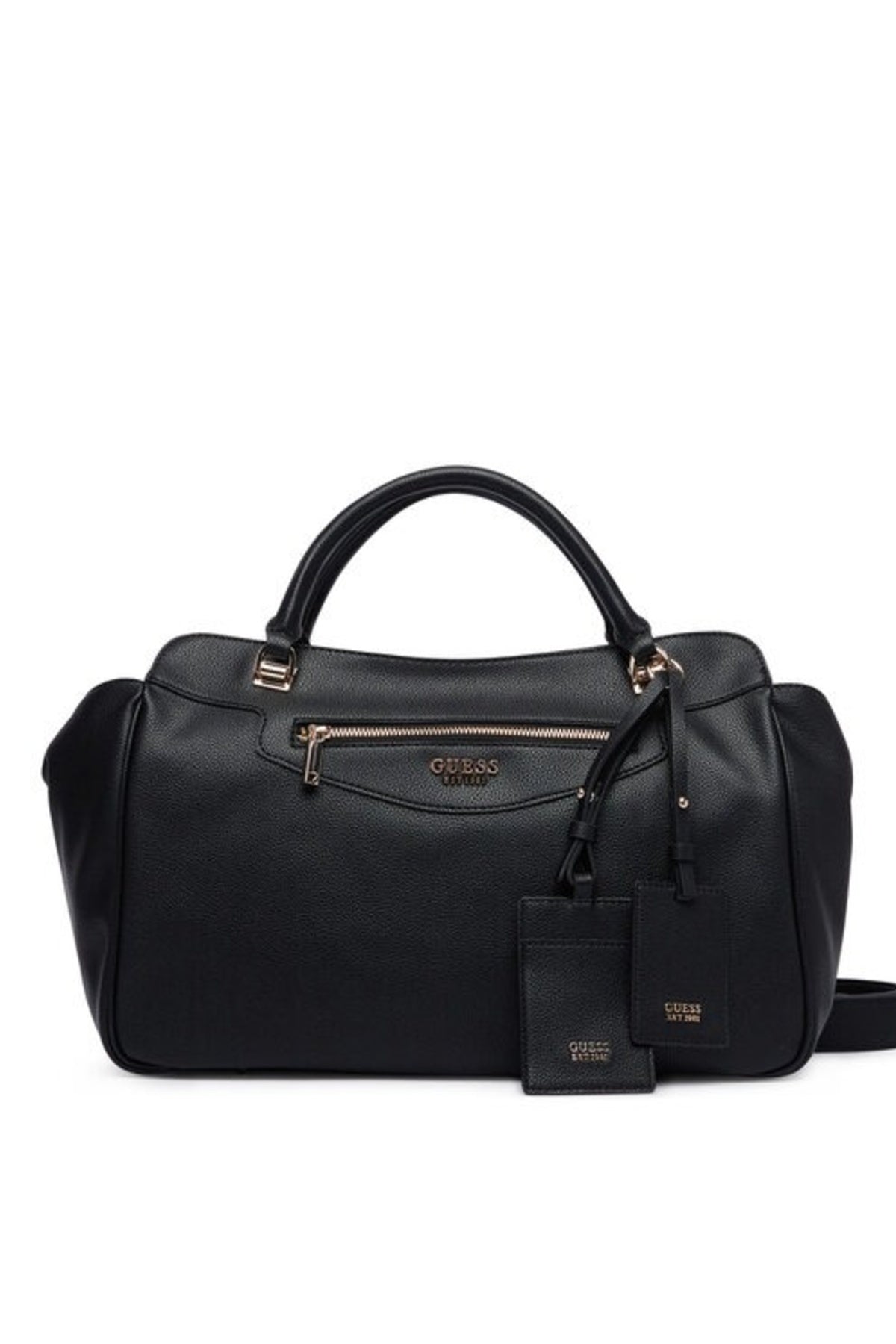 GUESS HWBG  ANTONIA SATCHEL en color NEGRO  (1)