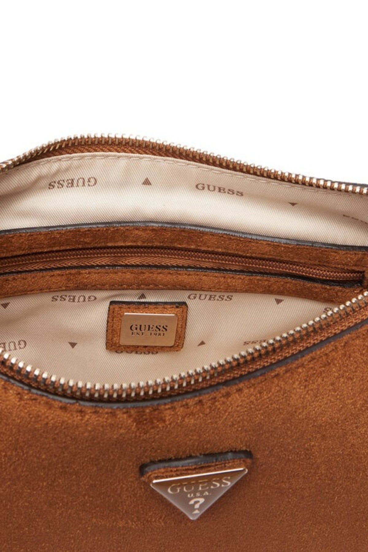 GUESS HWSW  KATIE CONVERTIBLE BAG en color MARRON  (4)