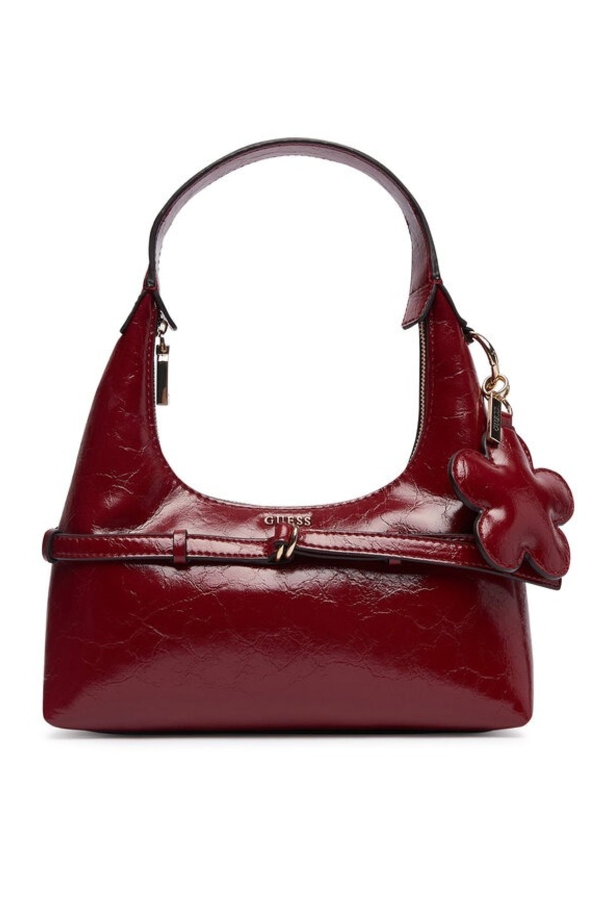 GUESS HWTG  TAYLOR MINI HOBO en color BURDEOS  (1)