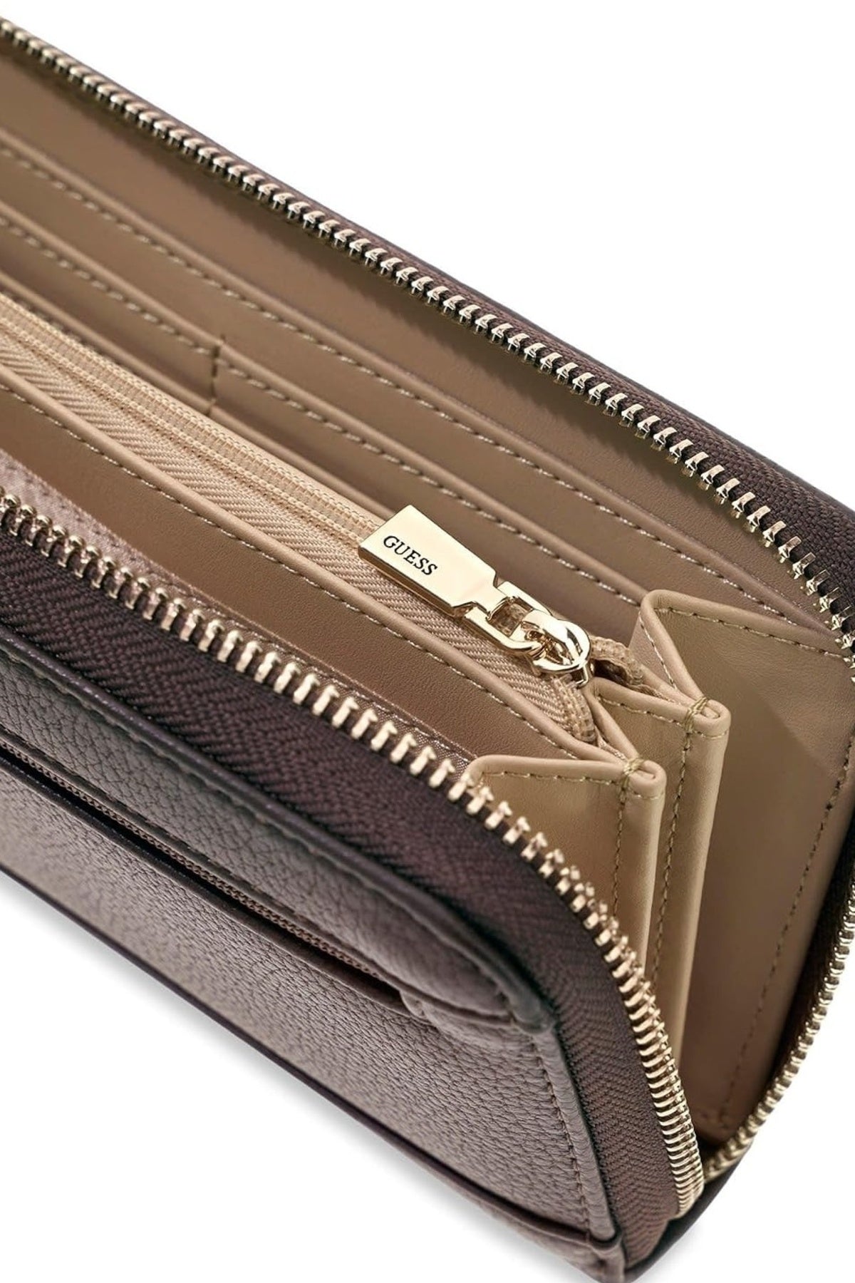 GUESS SWBG  MELODY SLG LARGE ZIP en color MARRON  (3)