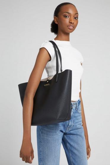 GUESS HANDBAG REVERSIBLE en color NEGRO  (5)