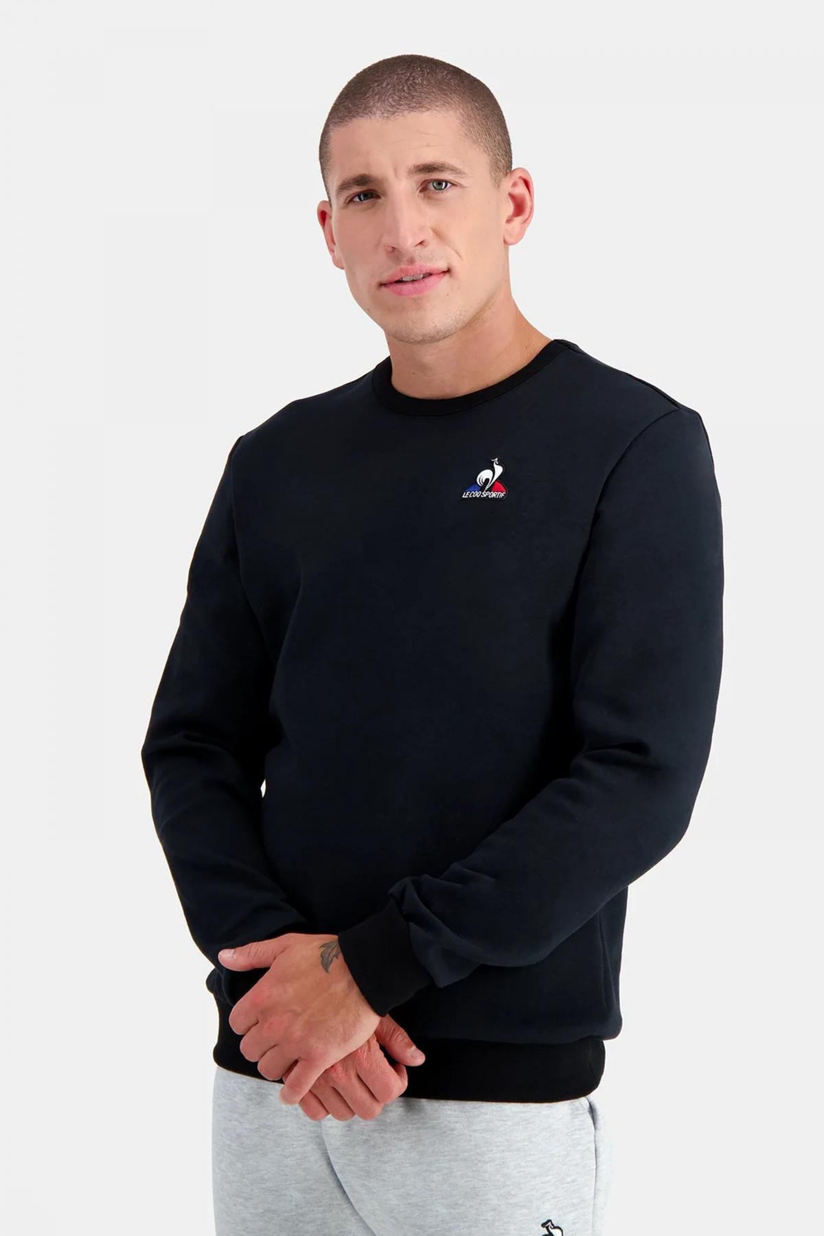 LE COQ SPORTIF ESS CREW SWEAT en color NEGRO  (1)