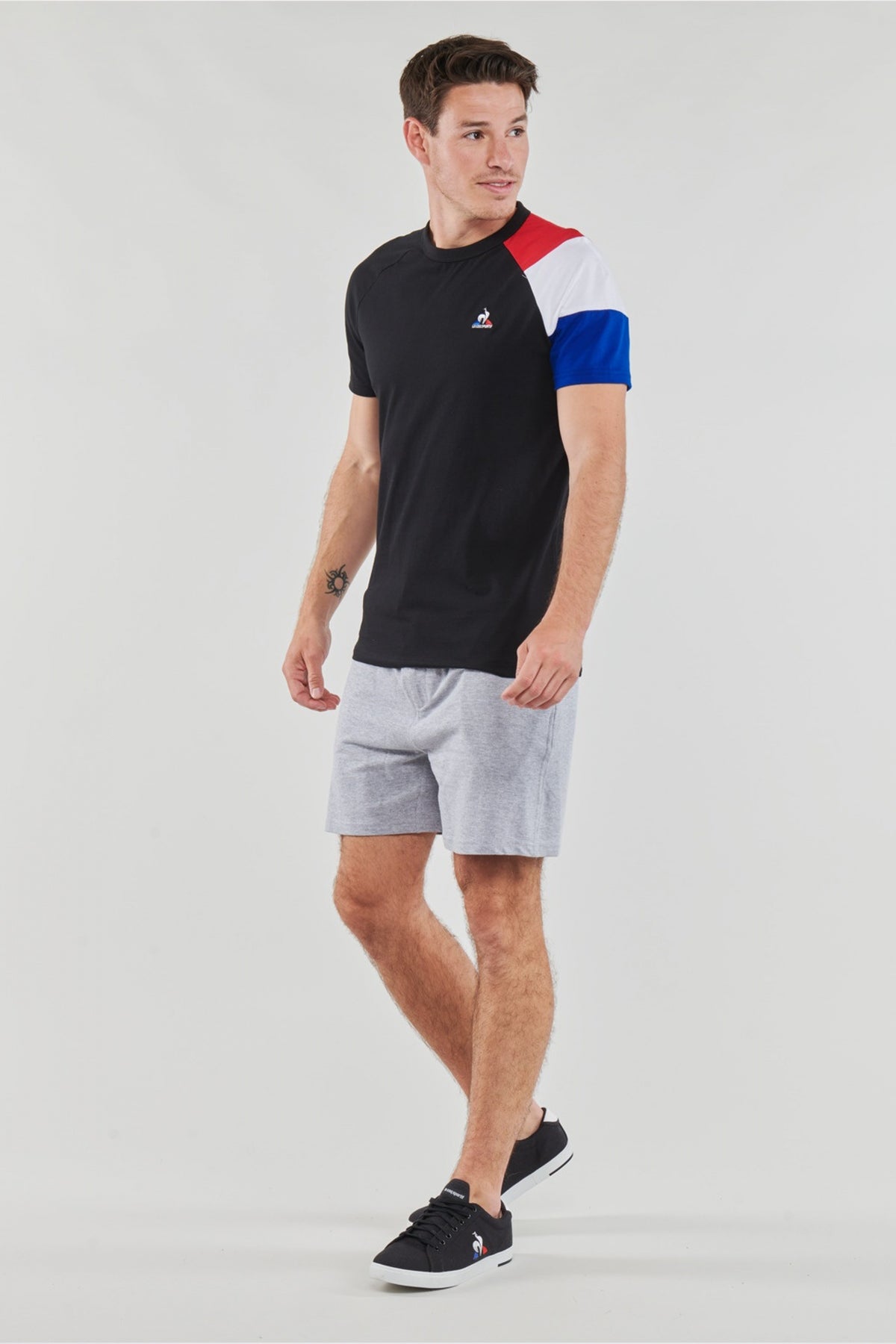 LE COQ SPORTIF BAT TEE SS Nº en color NEGRO  (4)