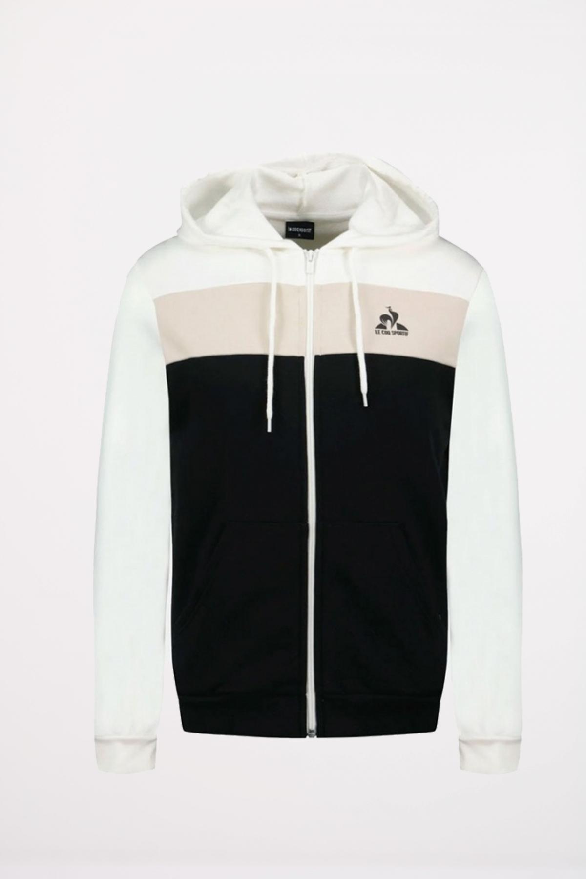 LE COQ SPORTIF CONTEMPORAIN FZ HOODY N en color NEGRO  (2)