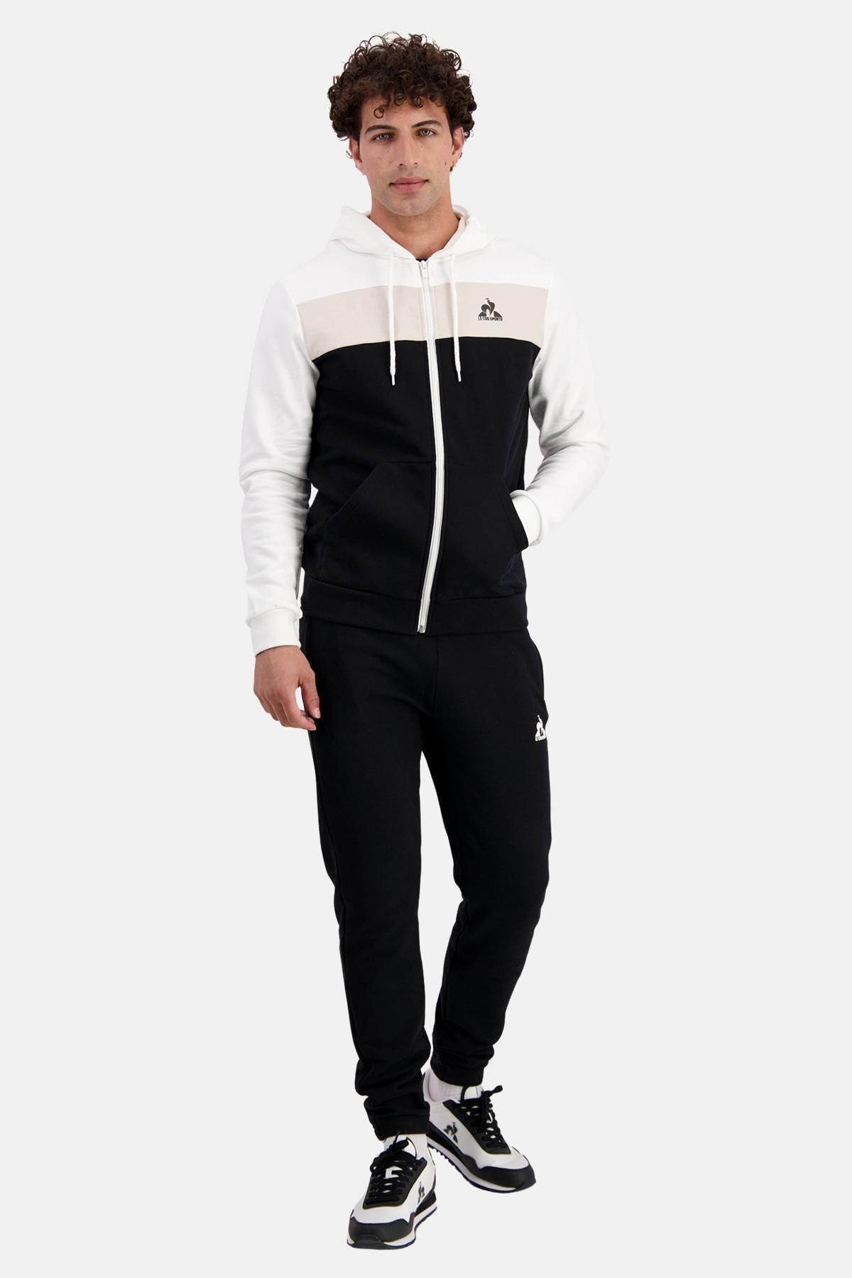 LE COQ SPORTIF CONTEMPORAIN FZ HOODY N en color NEGRO  (4)