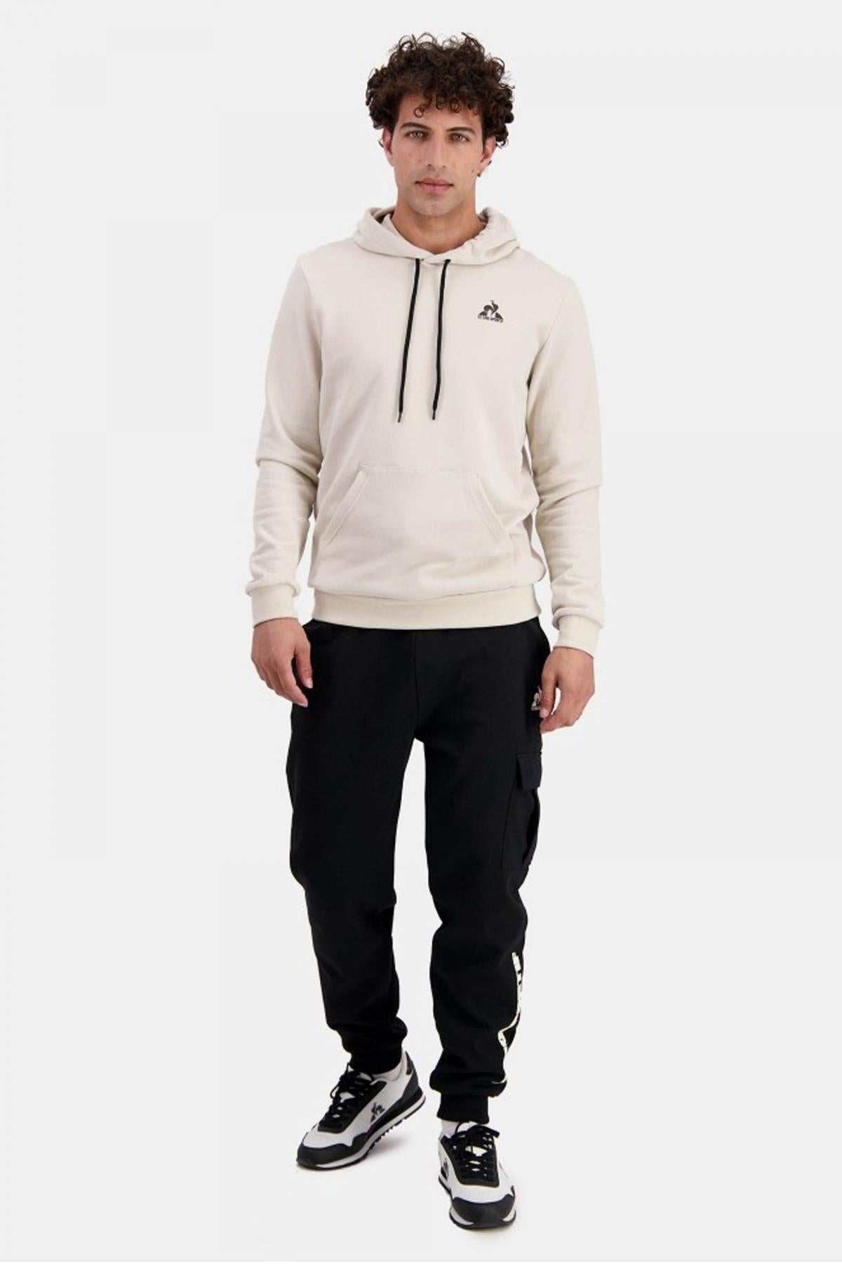 LE COQ SPORTIF HOODY Nº en color BEIS  (4)