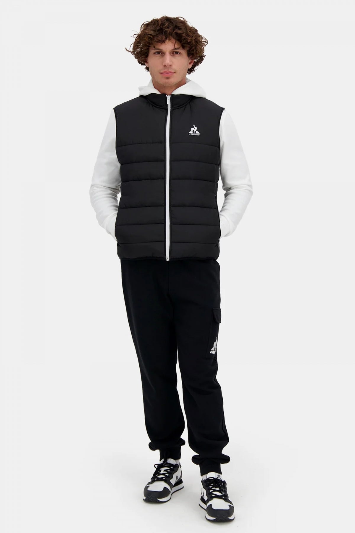 LE COQ SPORTIF CONTEMPORAIN DOUDOUNE SL N en color NEGRO  (4)