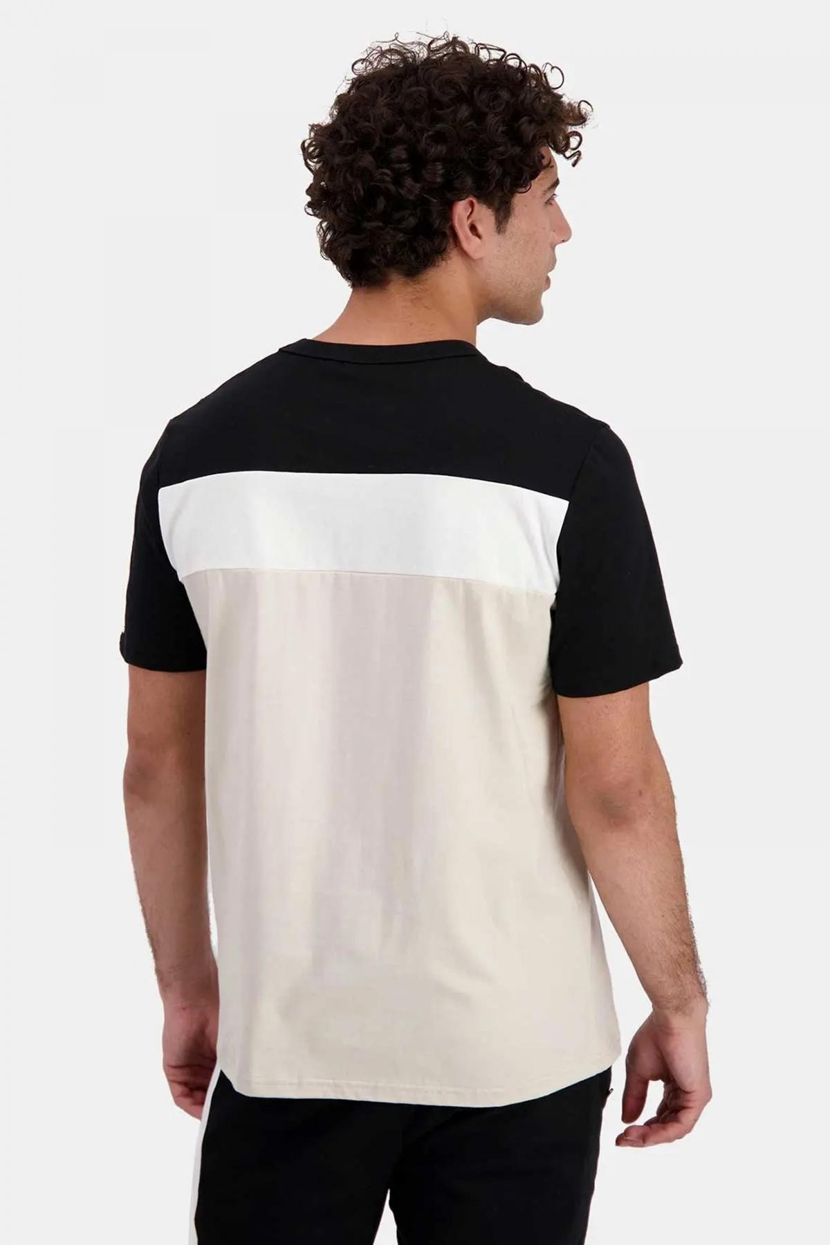 LE COQ SPORTIF CONTEMPORAIN  TEE SS N en color NEGRO  (3)