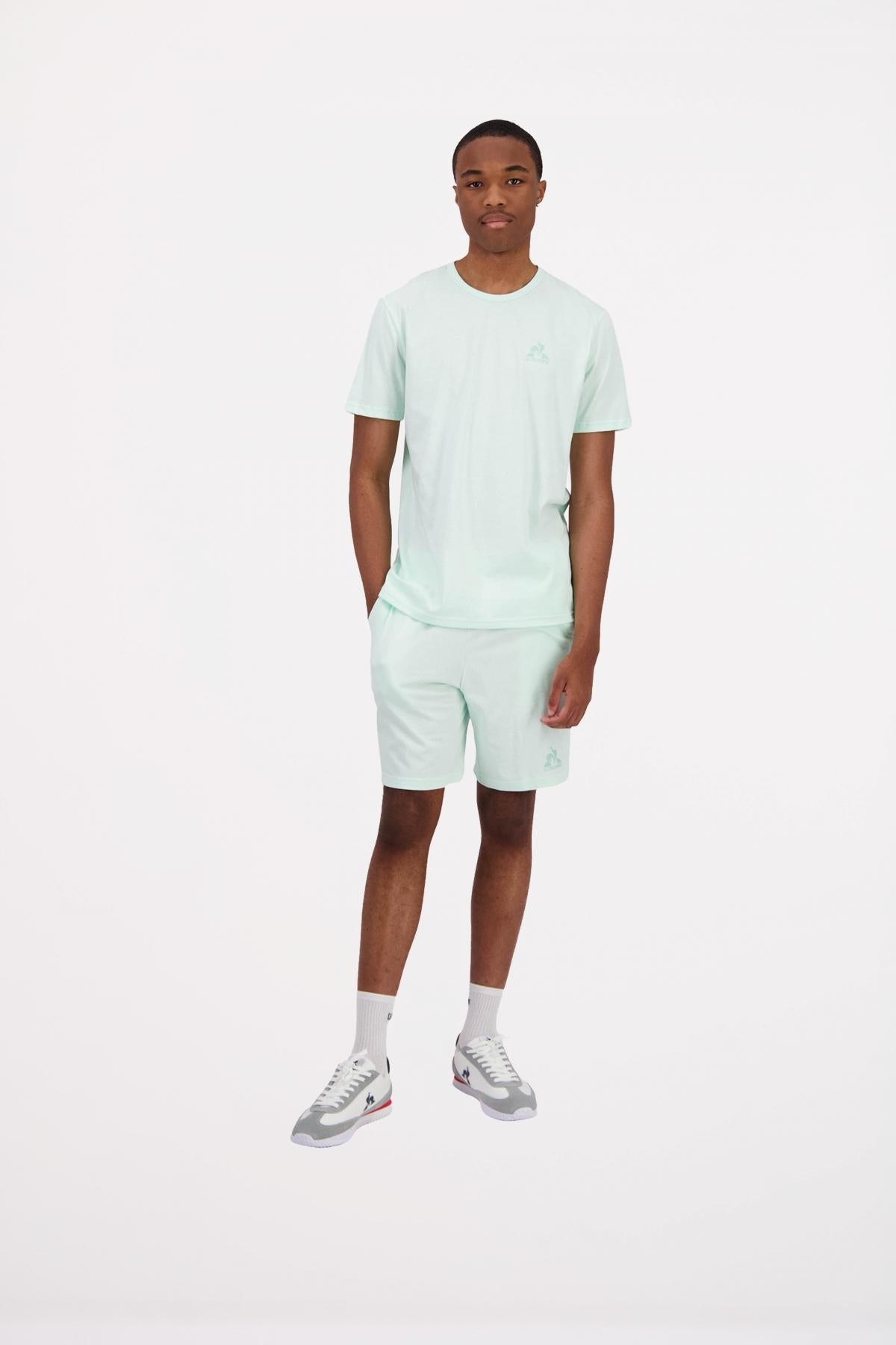 LE COQ SPORTIF BAS SHORT Nº en color VERDE  (3)