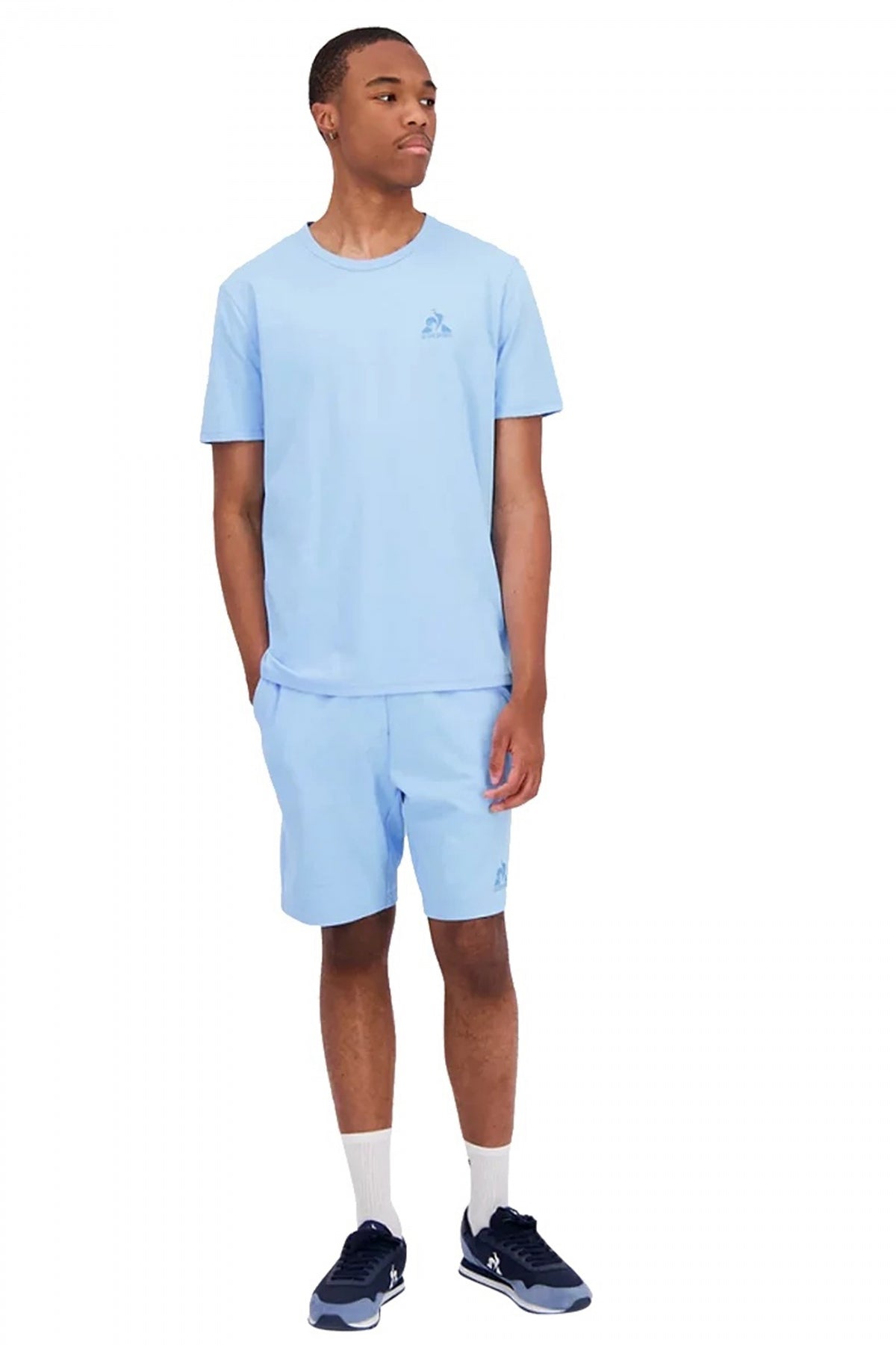 LE COQ SPORTIF BAS SHORT N en color AZUL  (3)