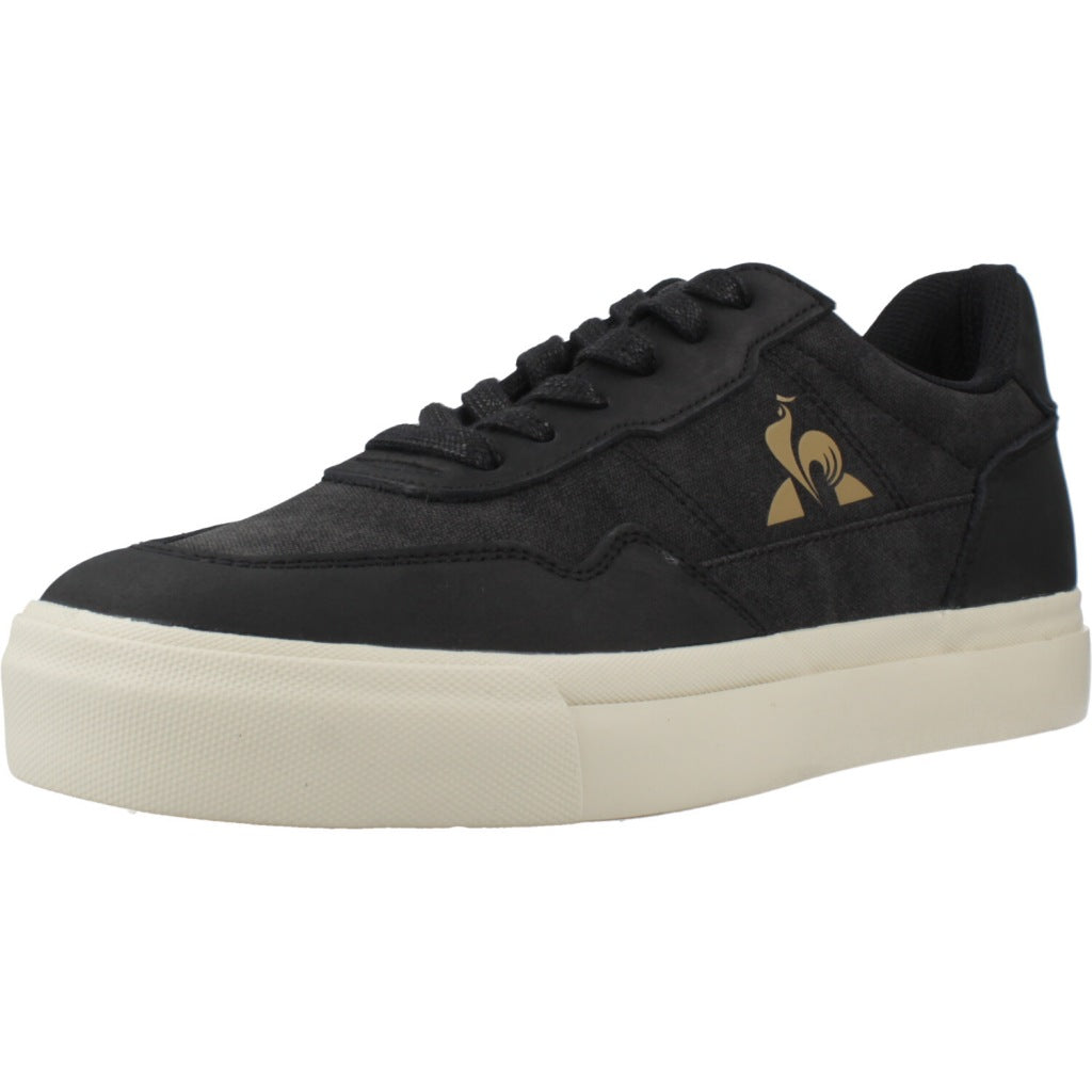 LE COQ SPORTIF LCS OLLIE WAXY CANVAS en color NEGRO  (1)