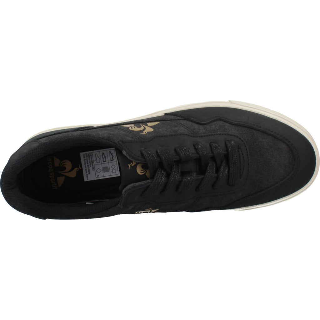 LE COQ SPORTIF LCS OLLIE WAXY CANVAS en color NEGRO  (7)