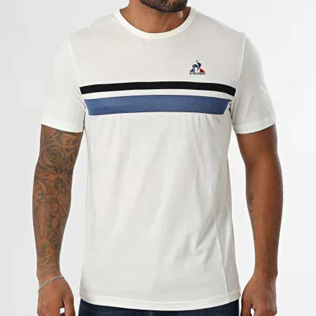 LE COQ SPORTIF HERITAGE SP TEE S en color BLANCO  (4)