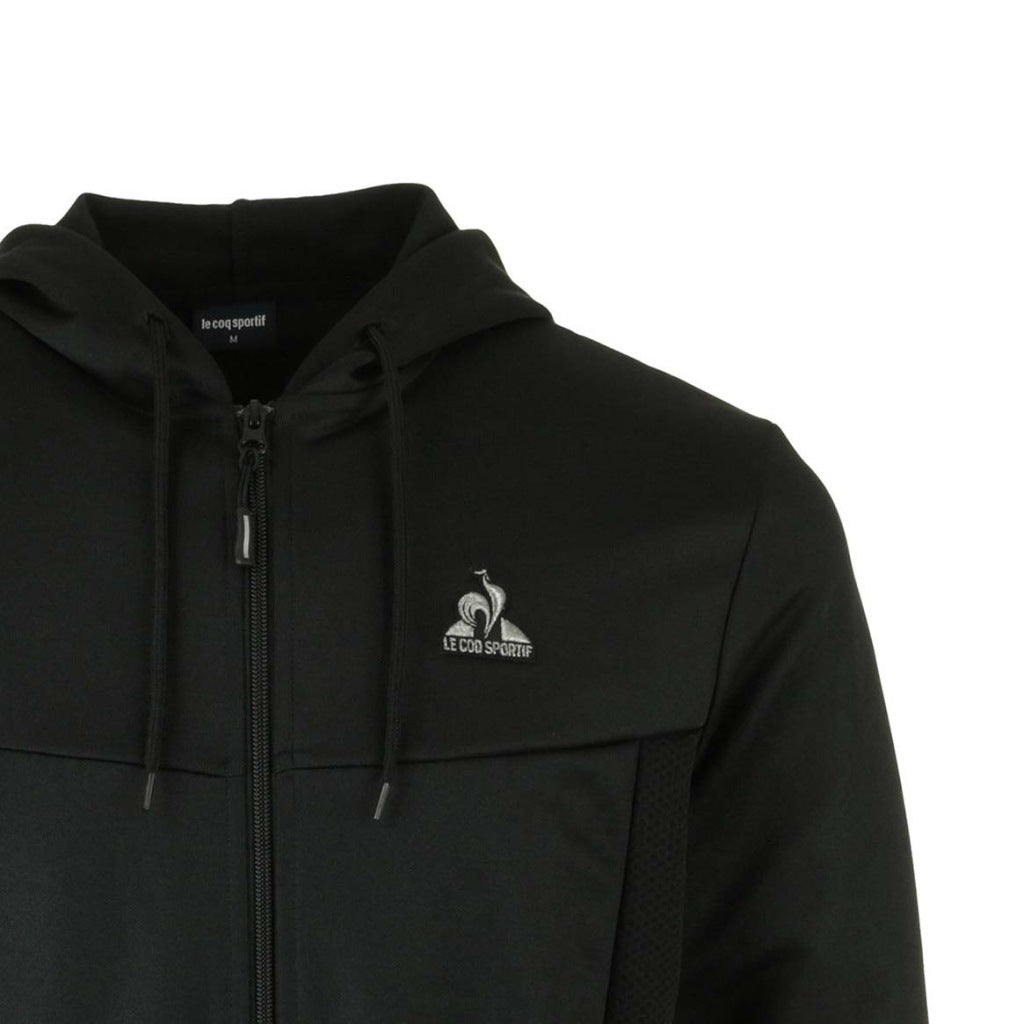 LE COQ SPORTIF  TECH SP FZ HOODY  en color NEGRO  (6)