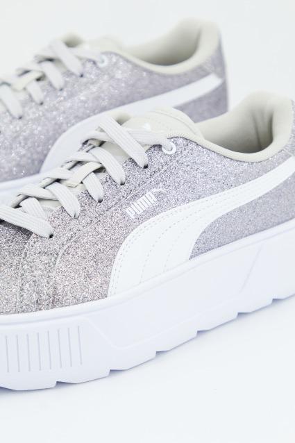 PUMA KARMEN GLITZ JR en color PLATA  (4)