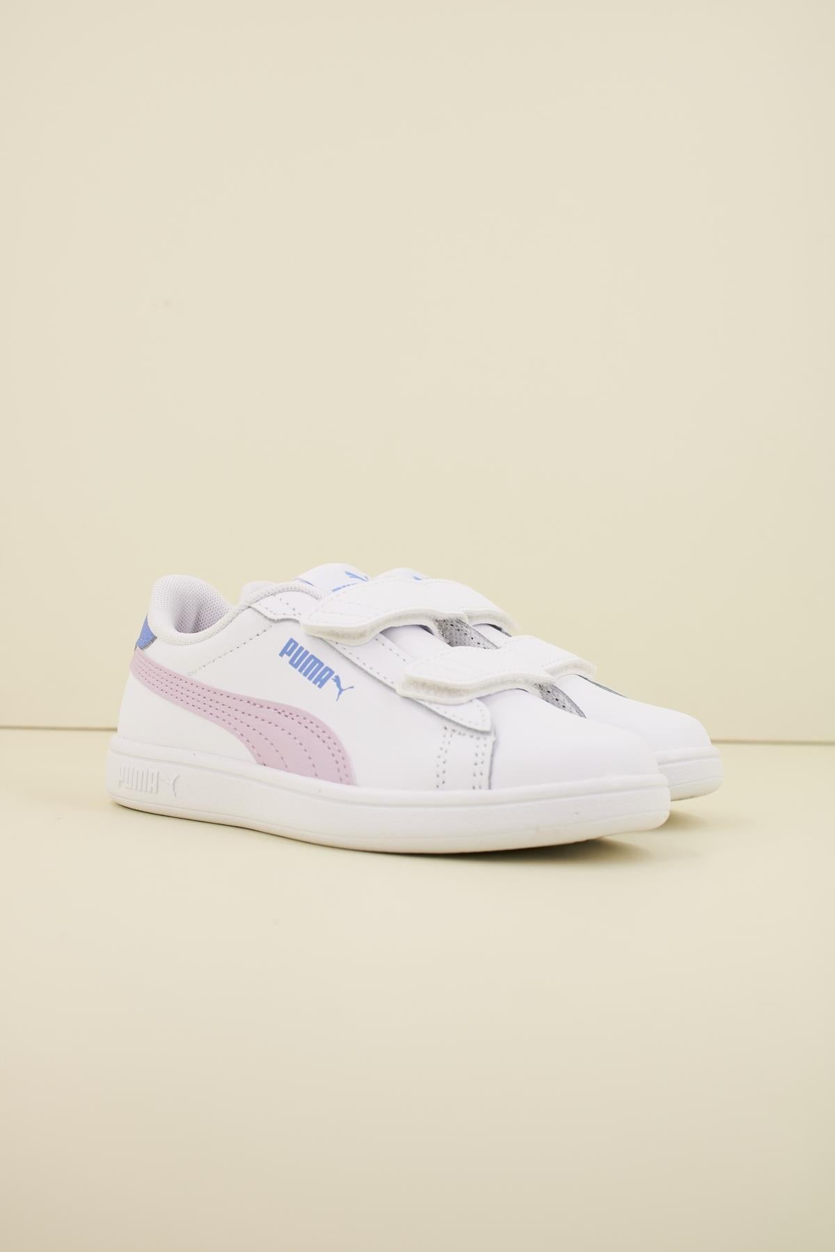 PUMA  SMASH . en color BLANCO  (2)