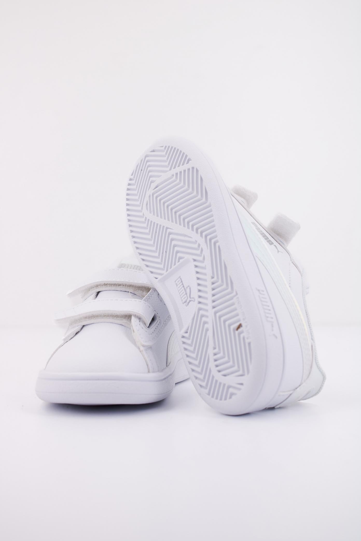 PUMA SMASH . HOLO . V en color BLANCO  (5)