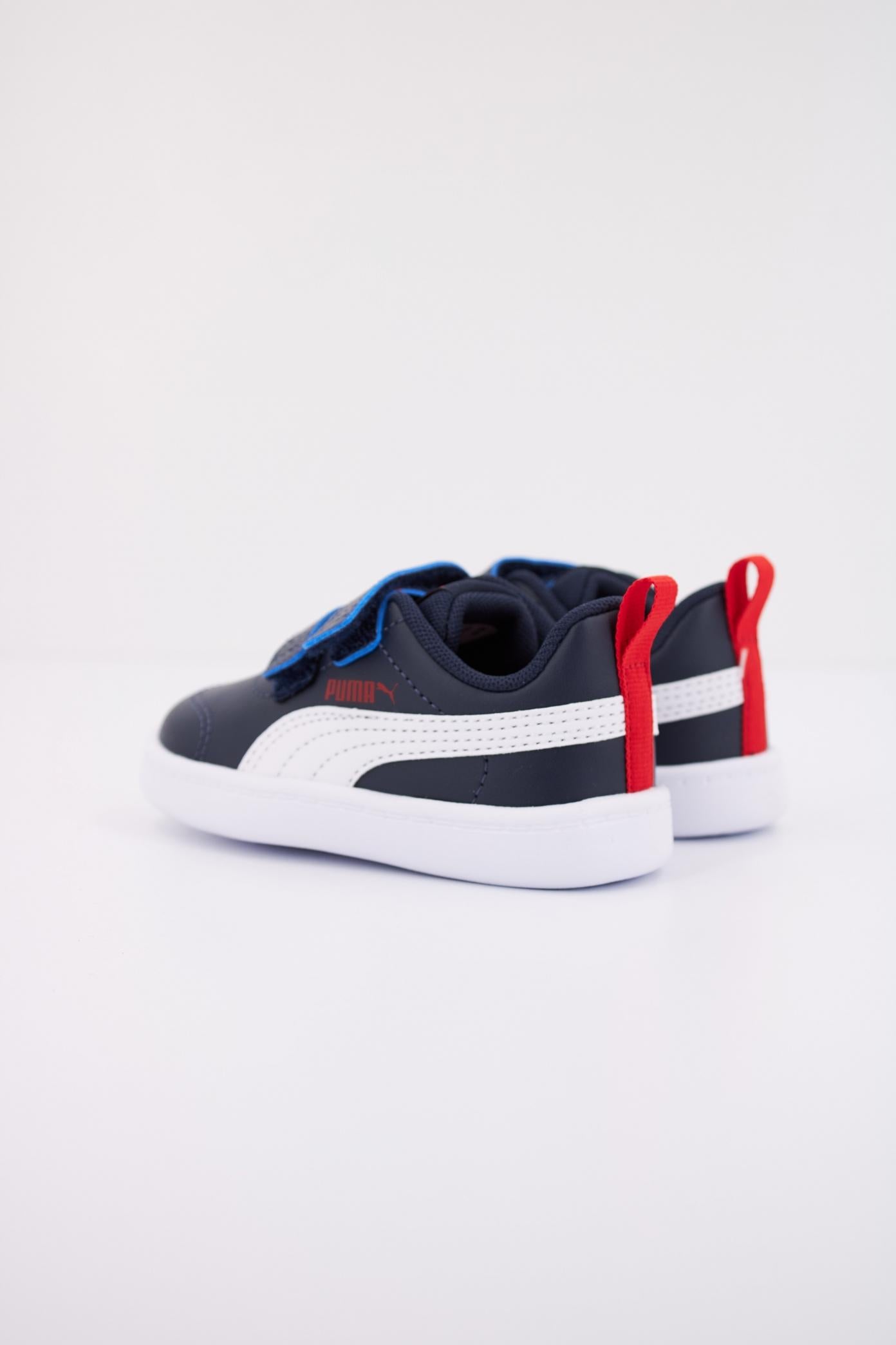 PUMA COURTFLEX V V INF en color AZUL  (4)