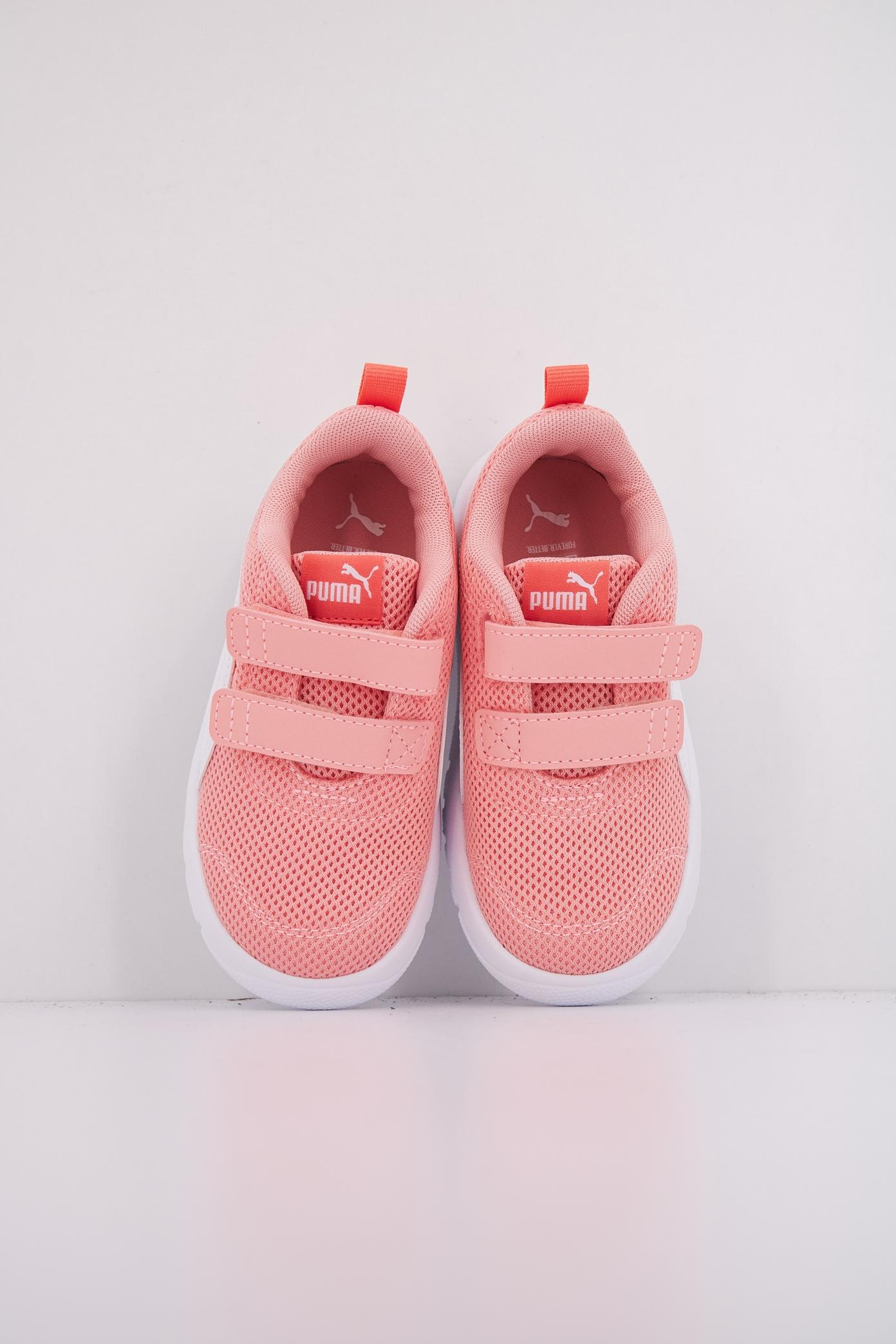 PUMA COURTFLEX V MESH INF en color ROSA  (3)