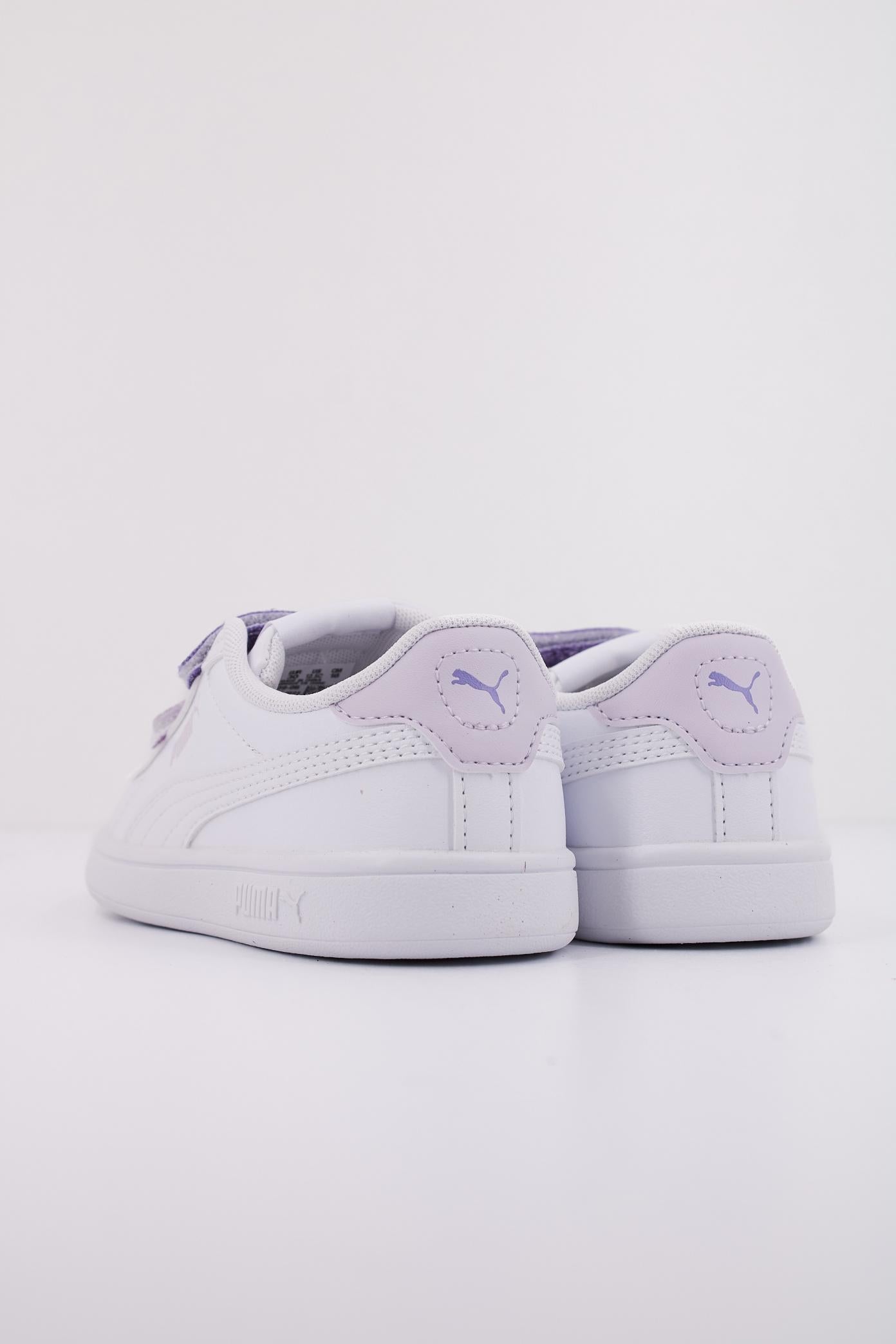 PUMA SMASH . L GLITTER V en color BLANCO  (4)