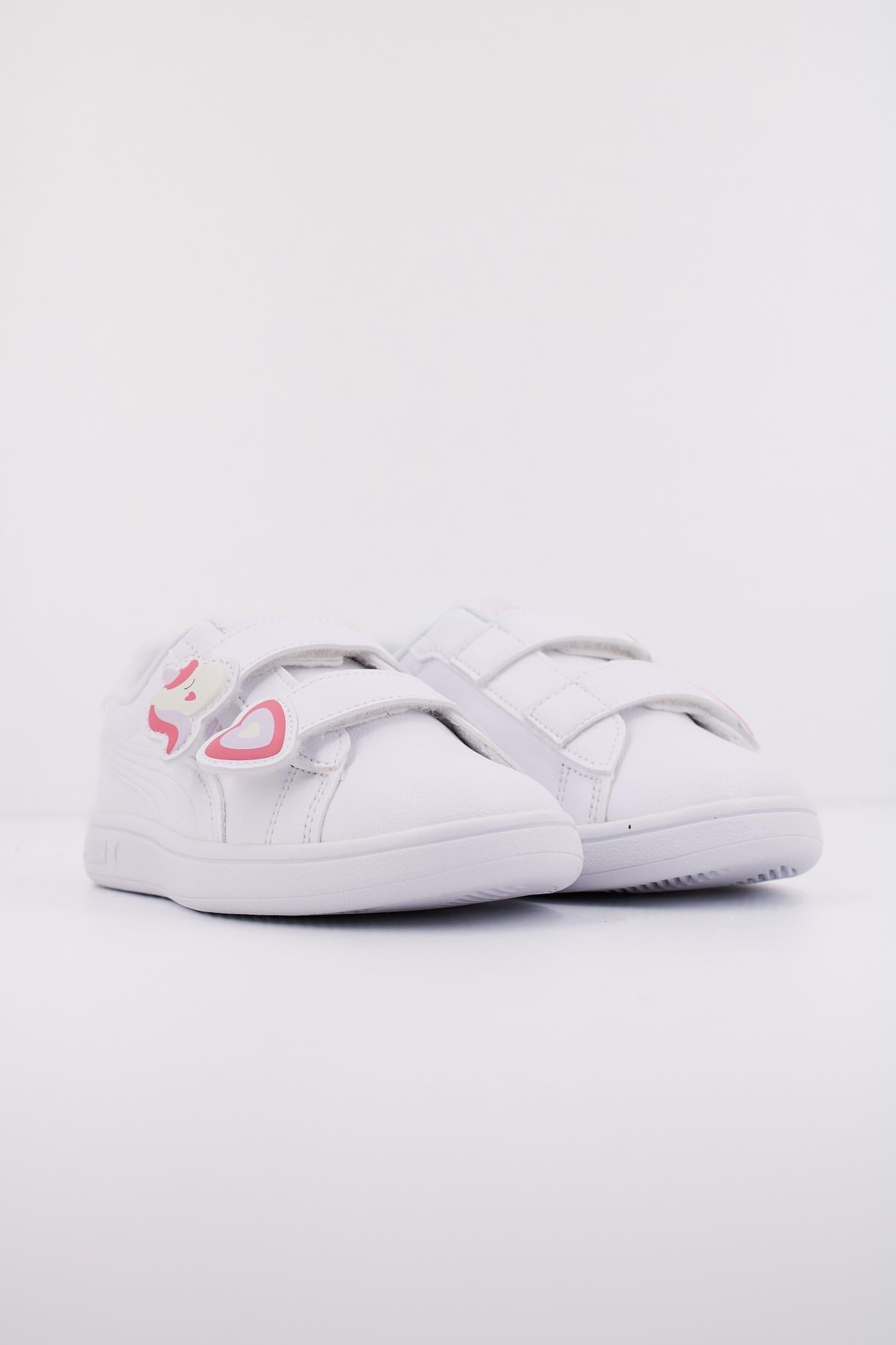PUMA SMASH . BADGES V PS en color BLANCO  (2)