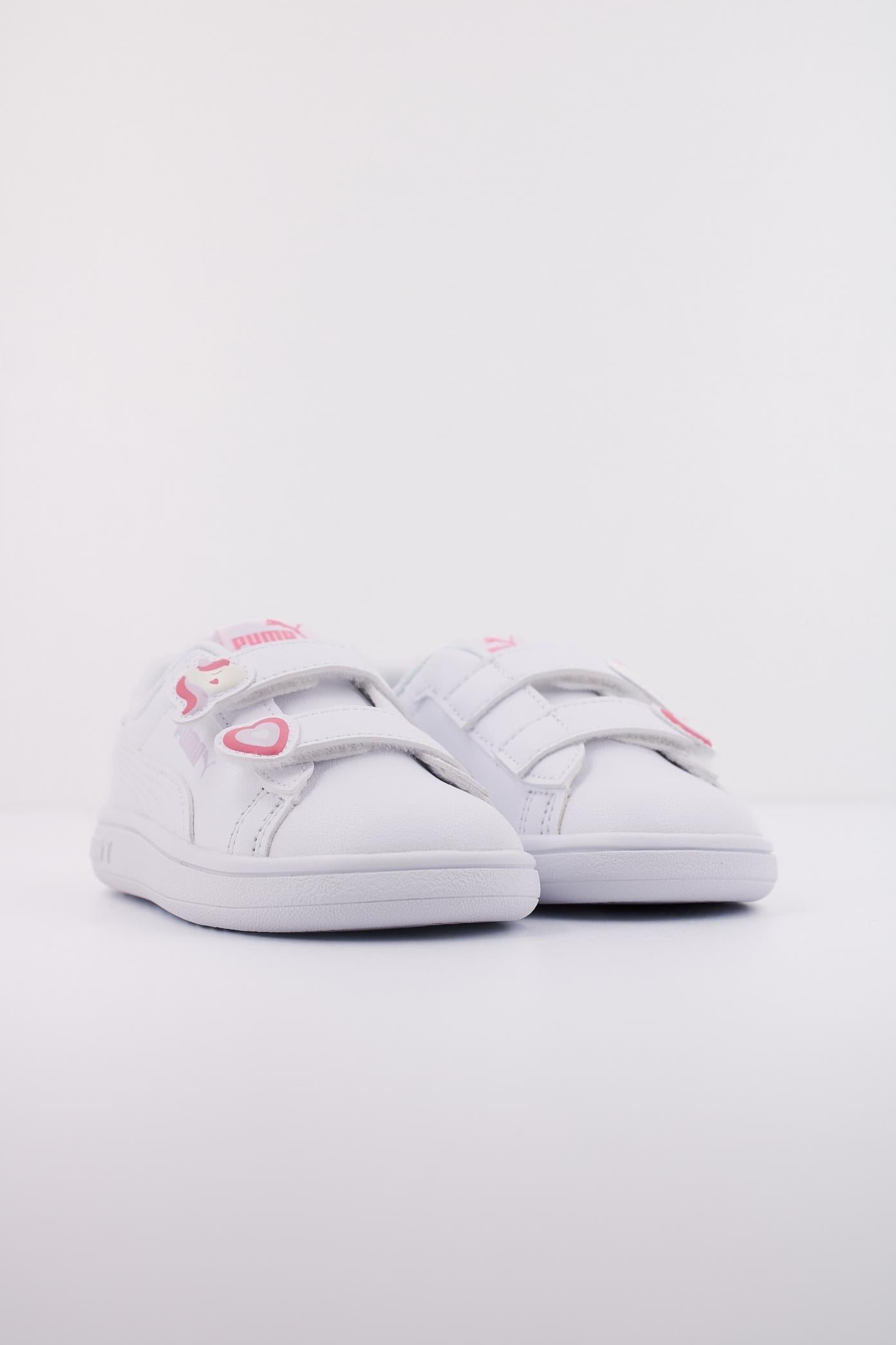 PUMA SMASH . BADGES V IN en color BLANCO  (2)