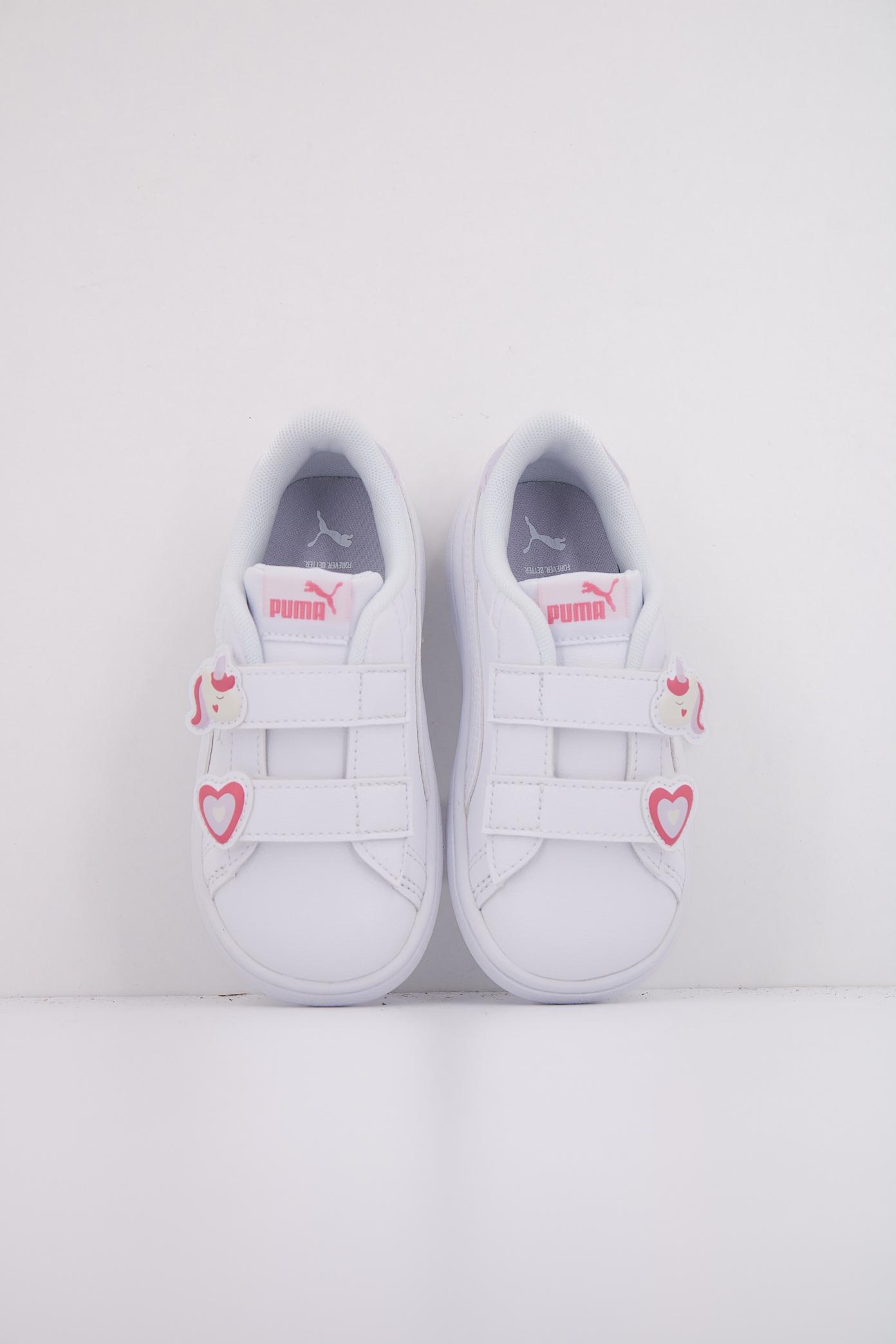PUMA SMASH . BADGES V IN en color BLANCO  (3)
