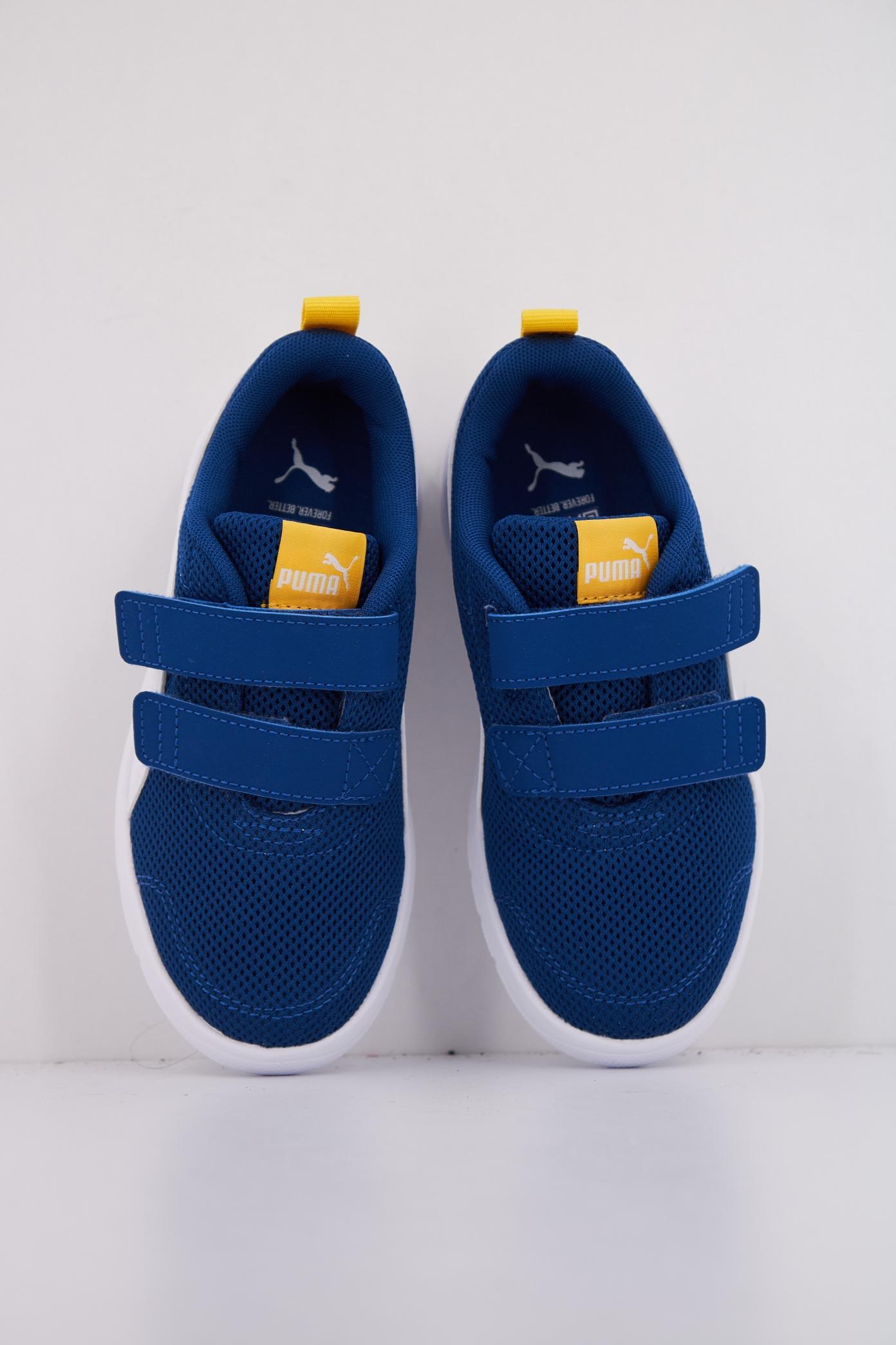 PUMA COURTFLEX V MESH PS en color AZUL  (3)